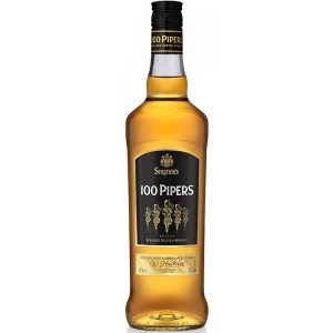 SEAGRAMS 100 PIPERS DELUXE BLENDED SCOTCH WHISKY